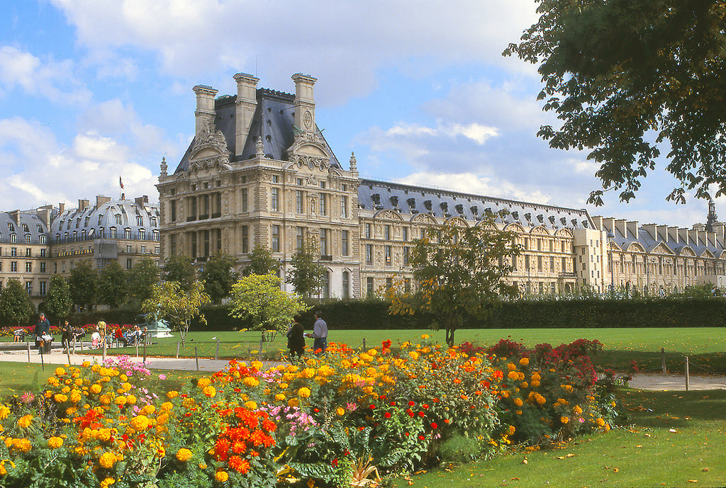 Tuileries Gardens and the Louvre, Paris